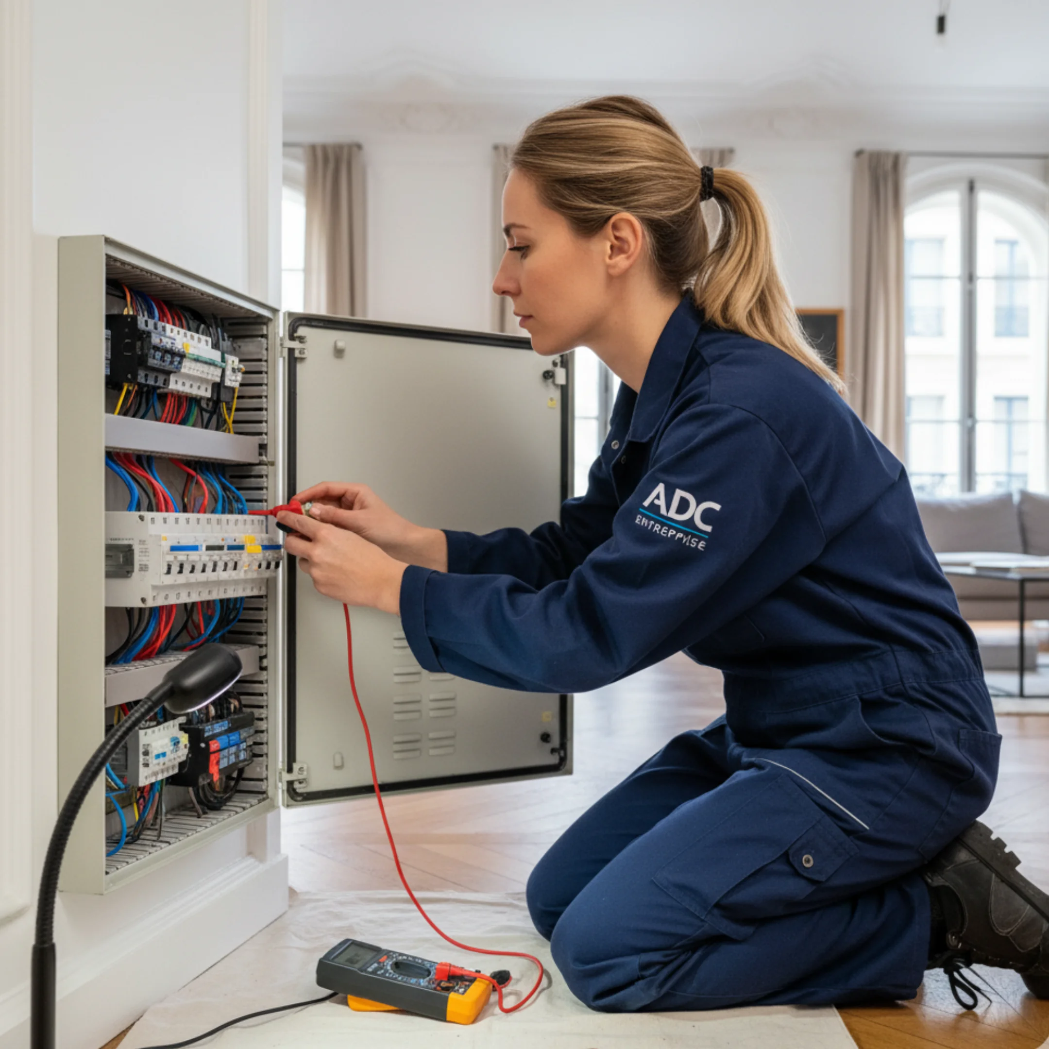 - ADC Entreprise, expert en électricité à Paris 1er arrondissement, dépannage électrique d’urgence et modernisation des installations