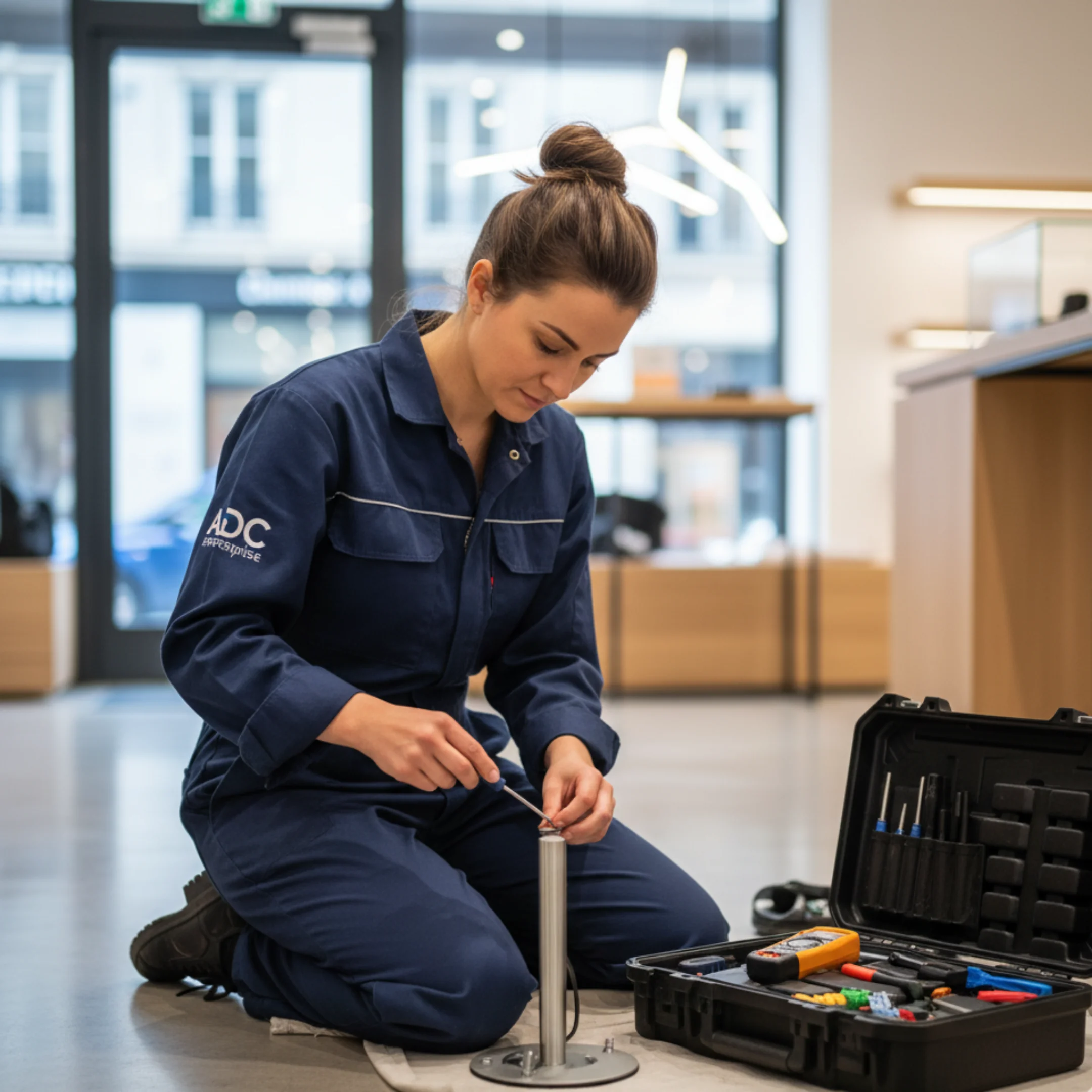 - ADC Entreprise, expert en électricité à Paris 12e, pose de prises, interrupteurs et circuits lumineux