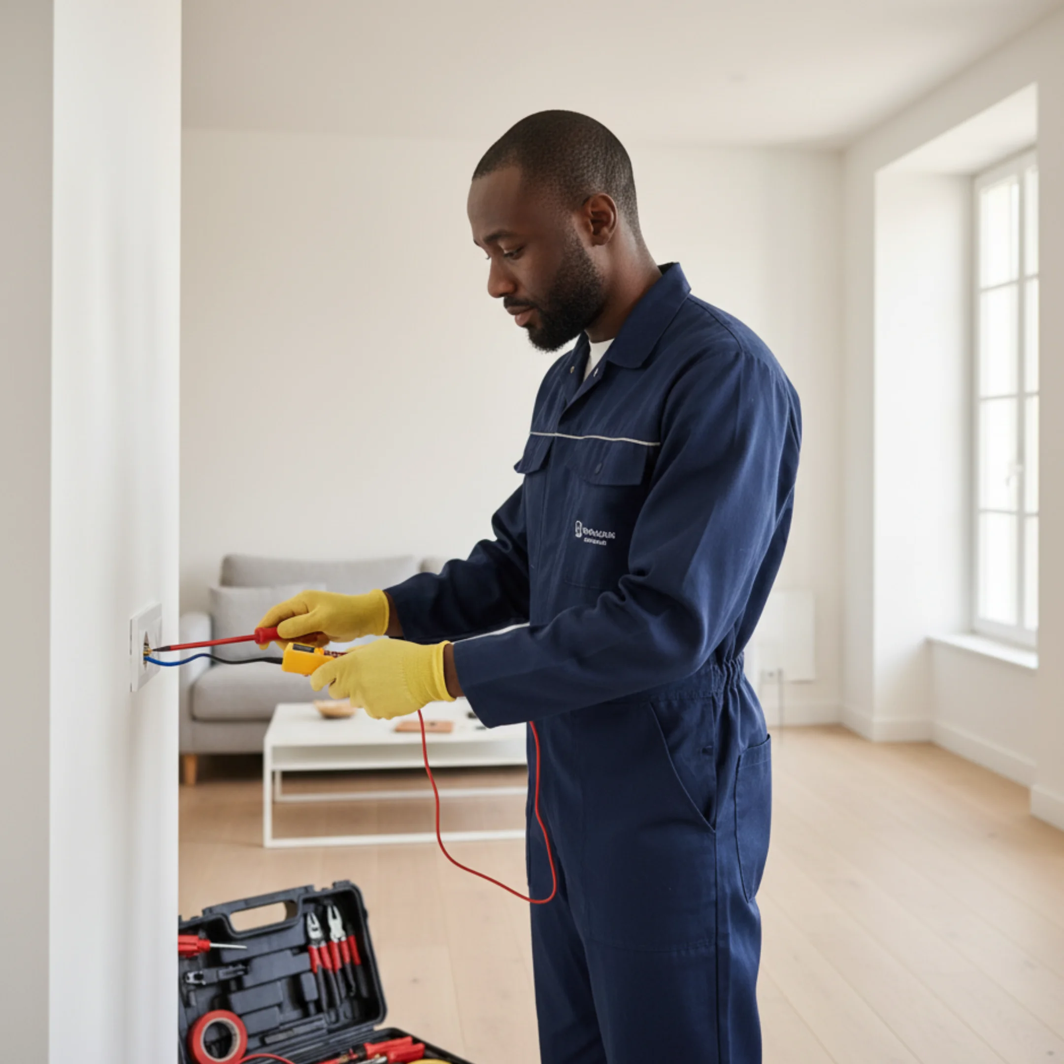 - ADC Entreprise, technicien électricien à Vert-Saint-Denis, mise aux normes et dépannage professionnel