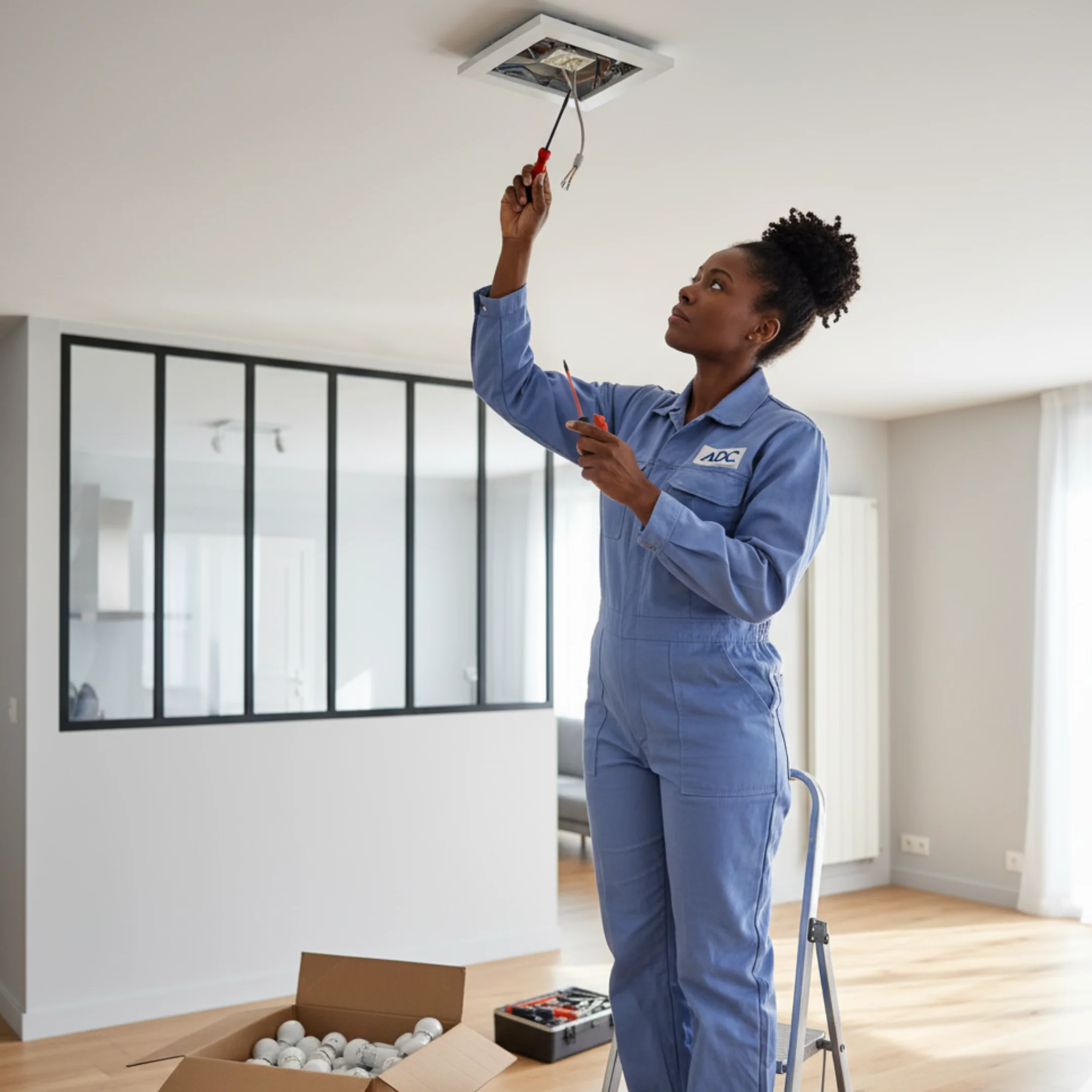 Verneuil-sur-Seine – ADC Entreprise, électricien à Verneuil-sur-Seine, installation de prises, plafonniers et systèmes domotiques résidentiels