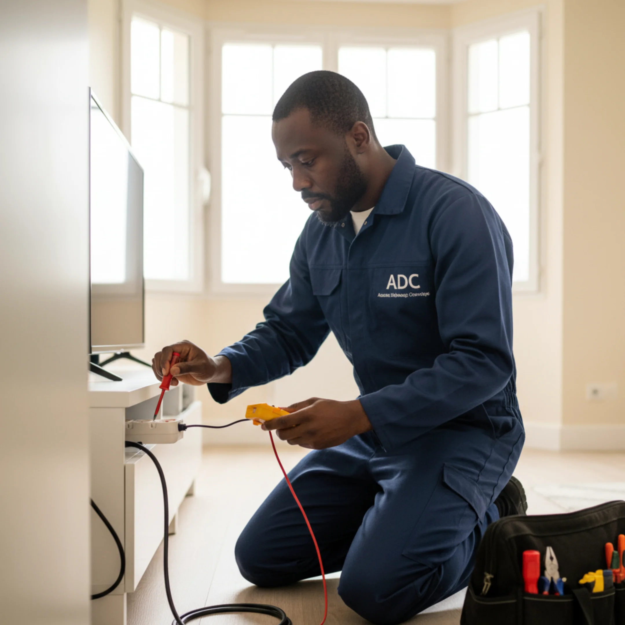 Houilles – ADC Entreprise, électricien à Houilles, installation de luminaires, prises électriques et systèmes domotiques pour maison connectée