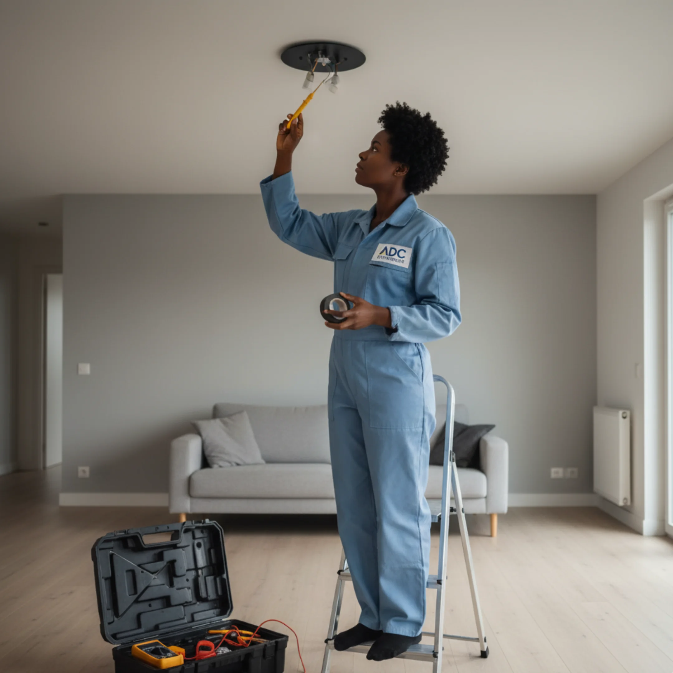 - ADC Entreprise, expert en électricité à Saint-Ouen, rénovation, installation d’éclairage et dépannage professionnel