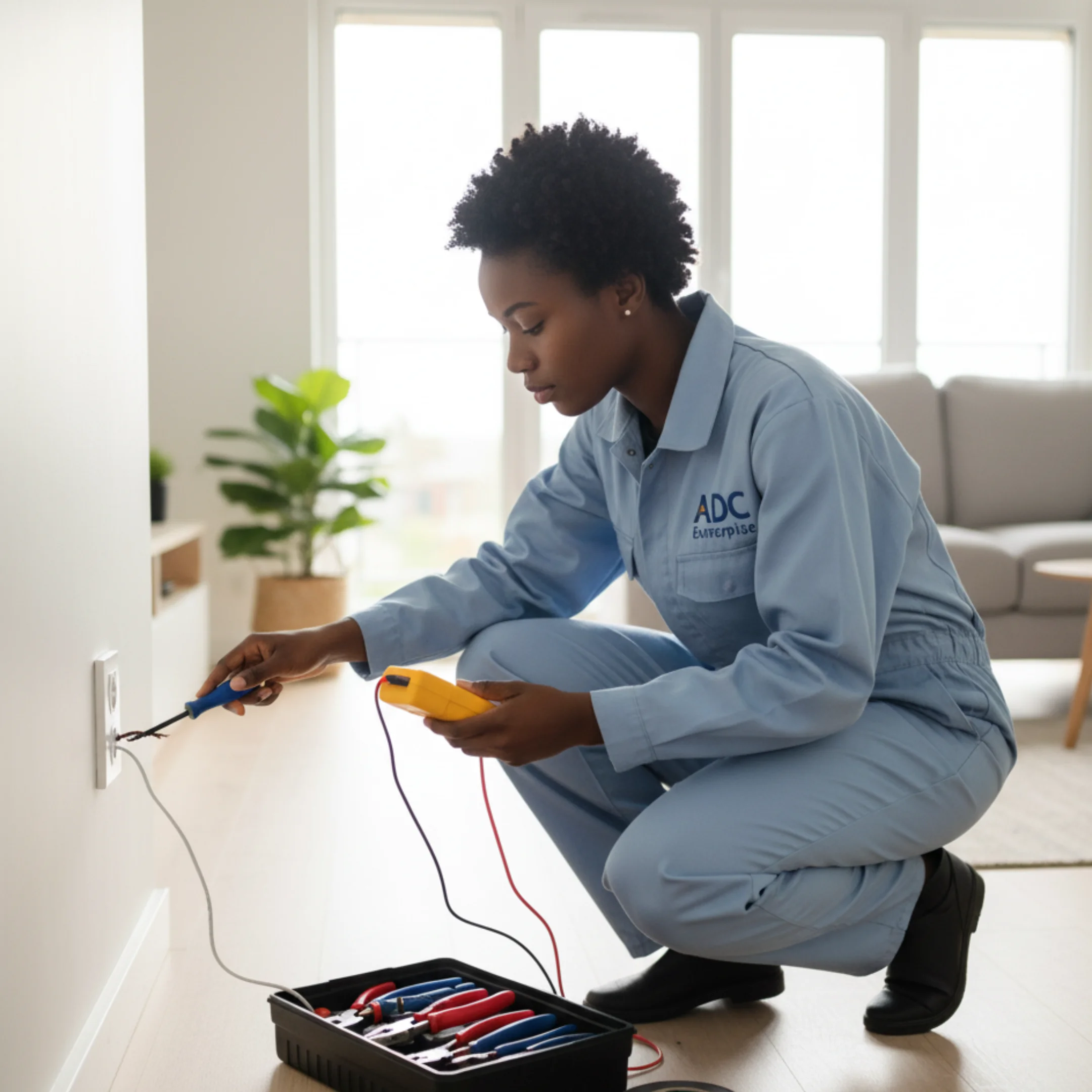 - ADC Entreprise, expert en électricité à Villeneuve-Saint-Georges, installation et maintenance de réseaux électriques
