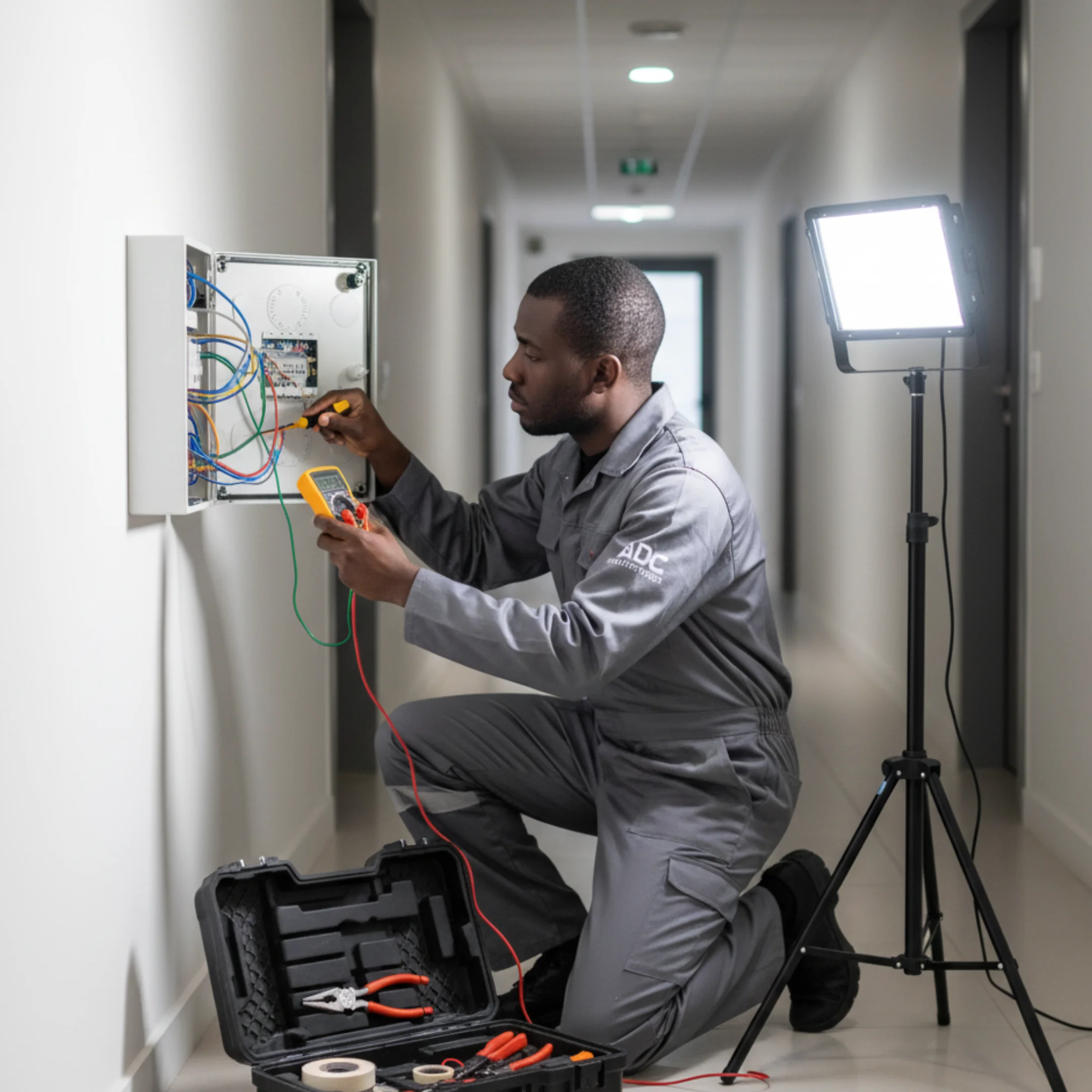 - ADC Entreprise, expert en électricité à Gentilly, installation, câblage et dépannage électrique pour particuliers et pros