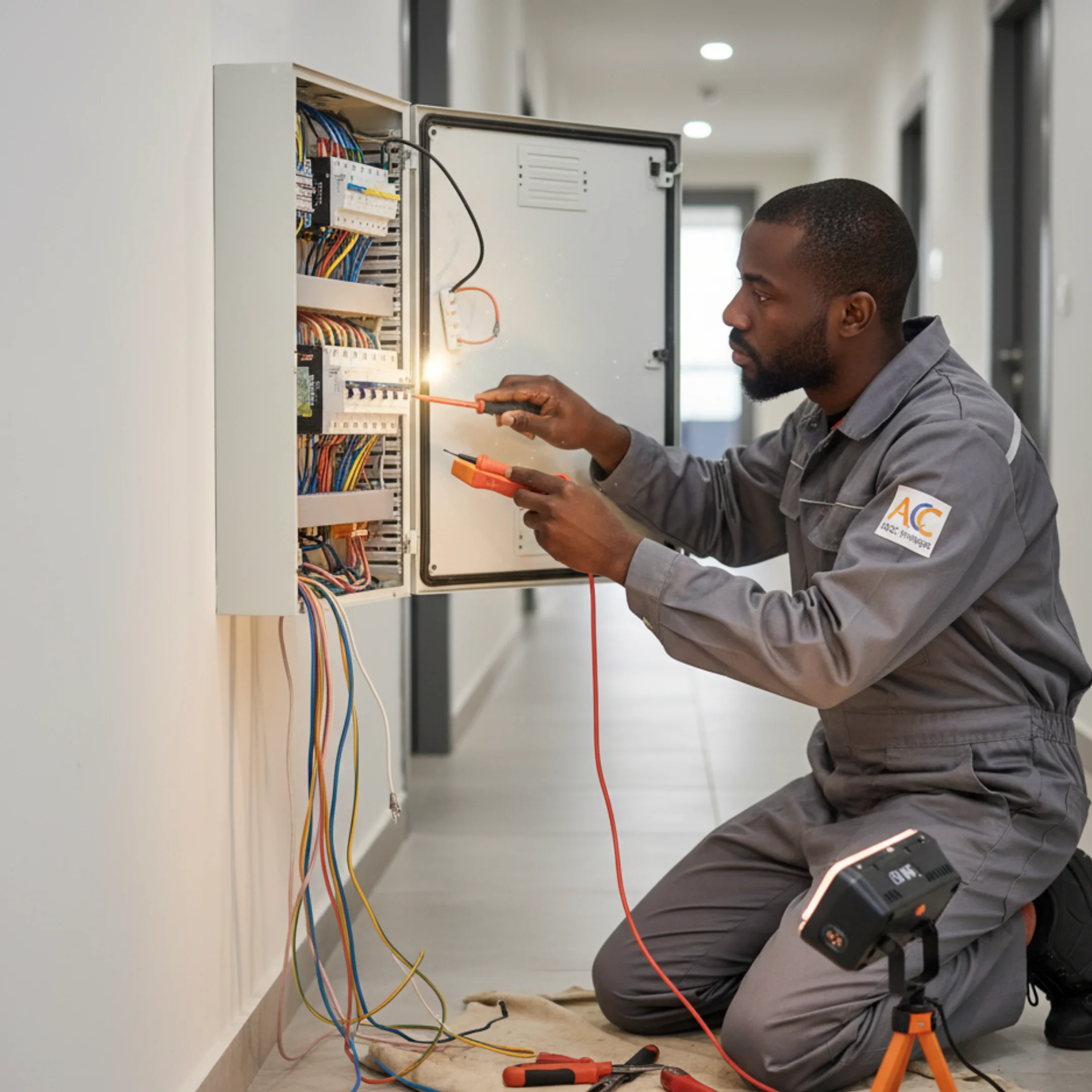 - ADC Entreprise, expert en électricité à Ablon-sur-Seine, installation d’éclairages, dépannage rapide et rénovation électrique complète