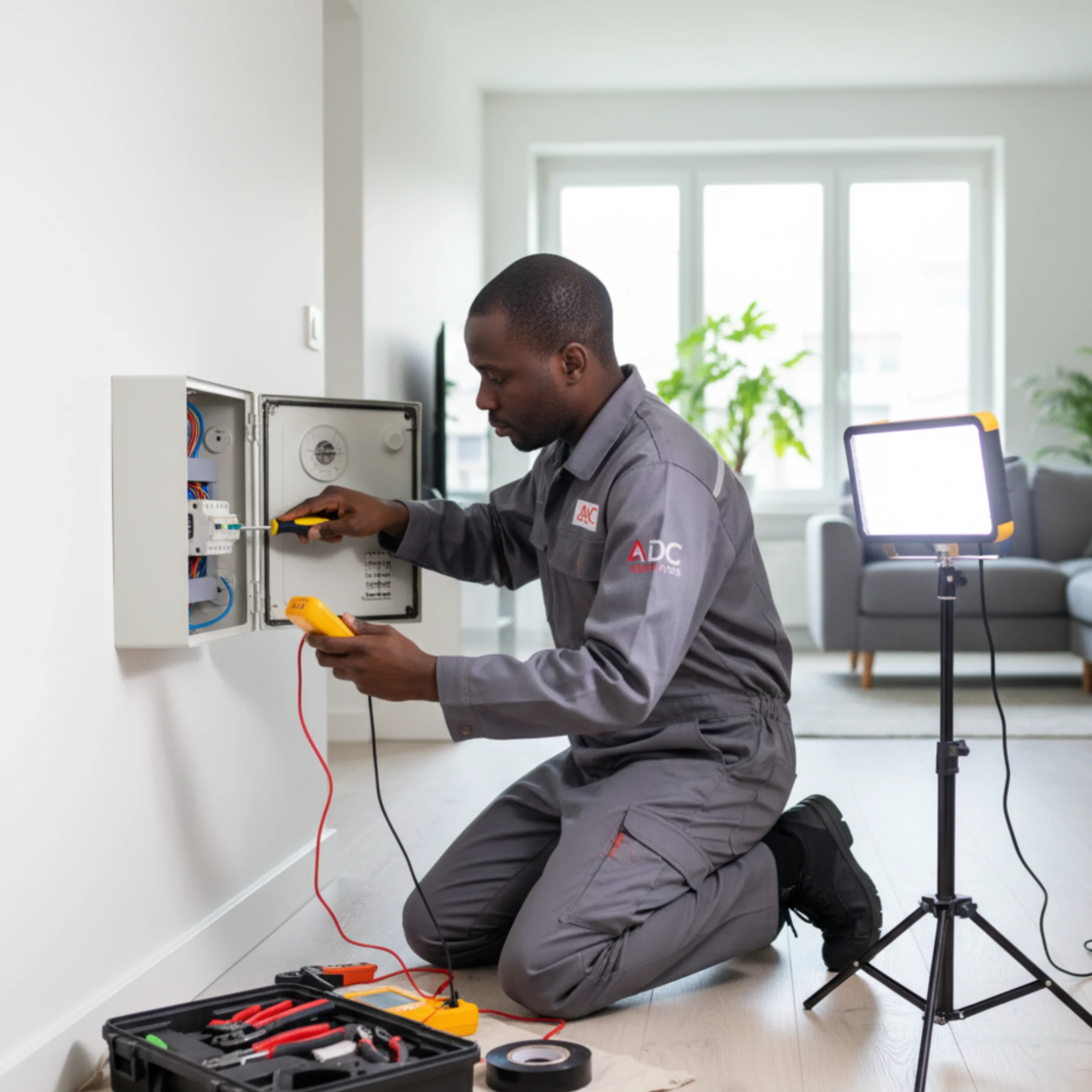 - ADC Entreprise, expert en électricité à Périgny, rénovation et maintenance d’installations électriques résidentielles
