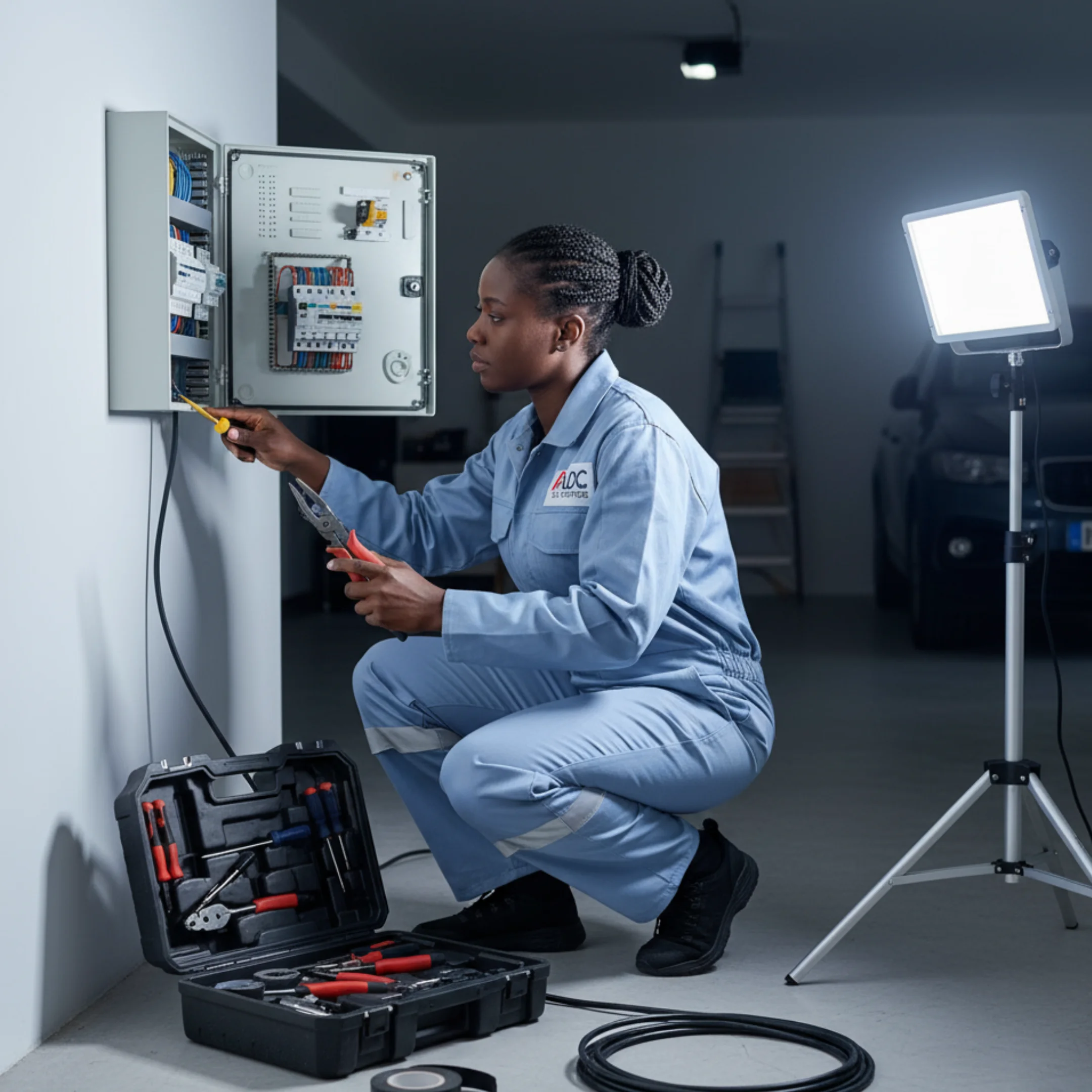 - ADC Entreprise, expert en électricité à Villejuif, installation rapide, dépannage et maintenance électrique