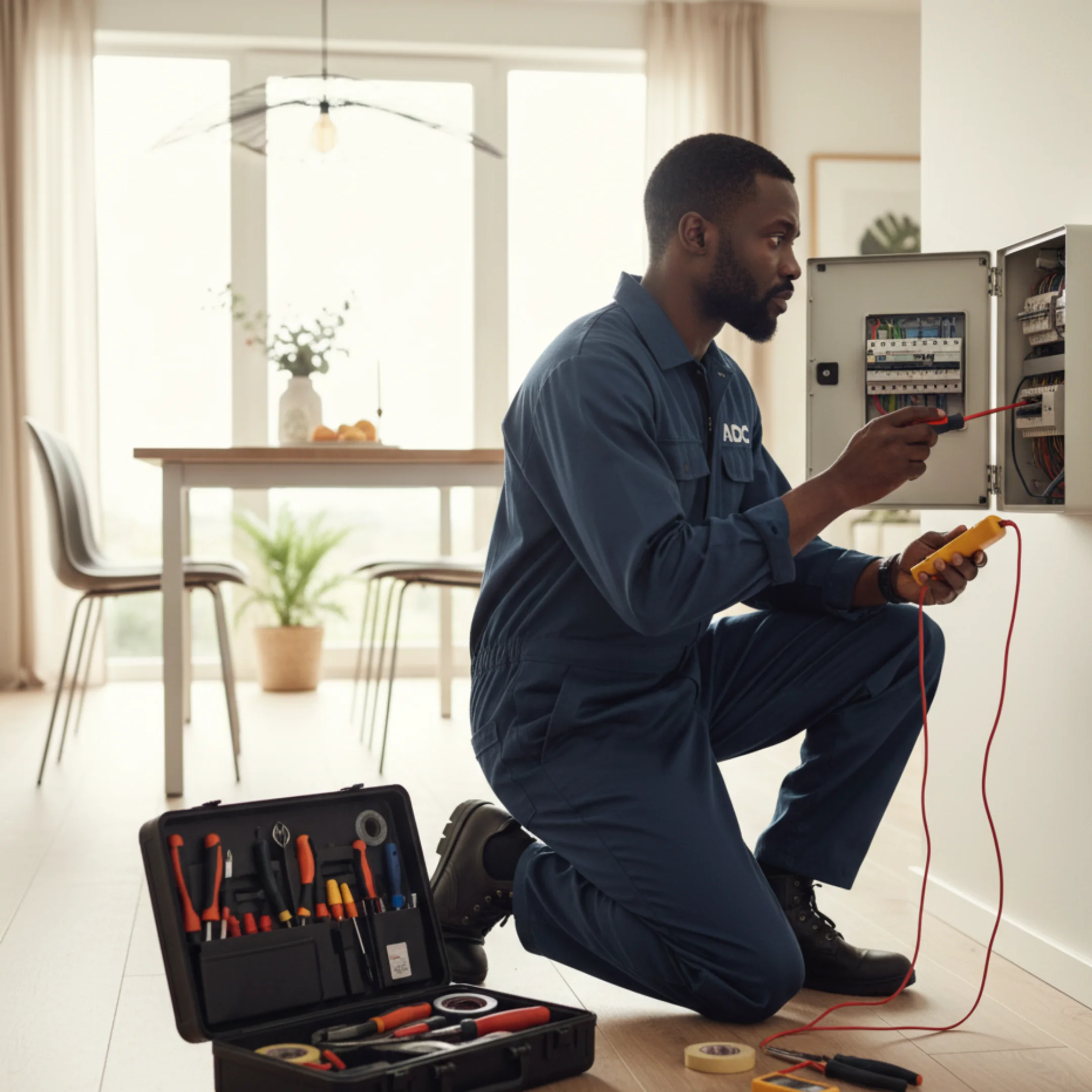 - ADC Entreprise, expert en électricité à Franconville, rénovation électrique, dépannage rapide et installation moderne