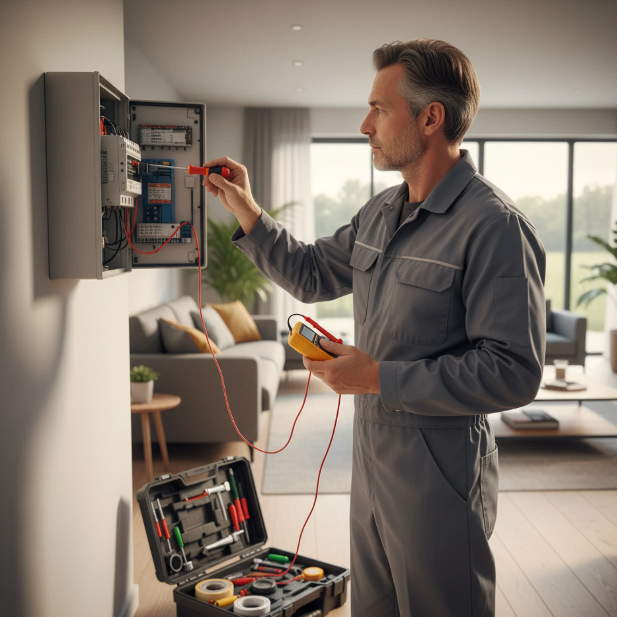 - ADC Entreprise, expert en électricité à Taverny, installation moderne, entretien et dépannage des systèmes électriques