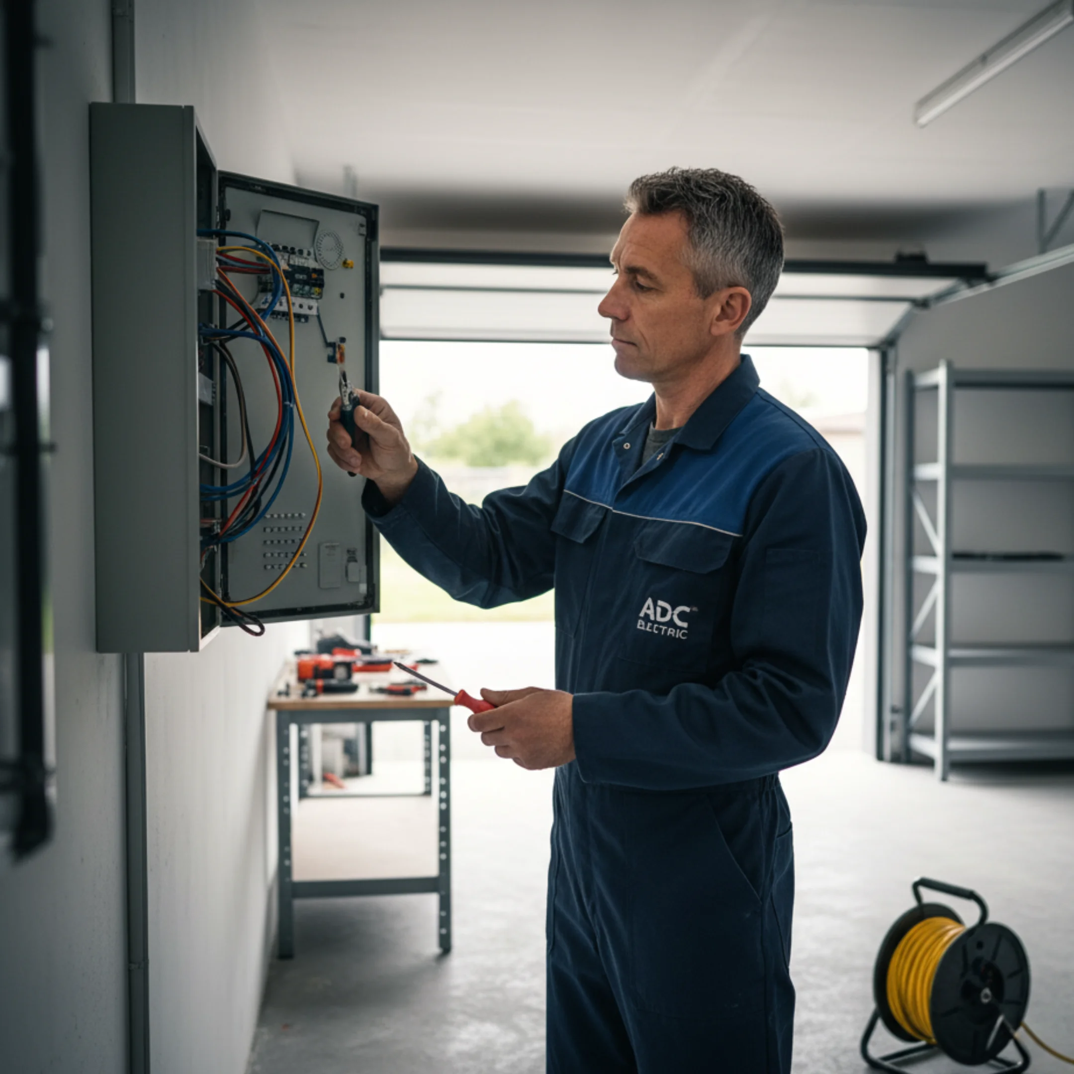 - ADC Entreprise, expert en électricité à Beaumont-sur-Oise, dépannage d’urgence et rénovation d’installations électriques anciennes