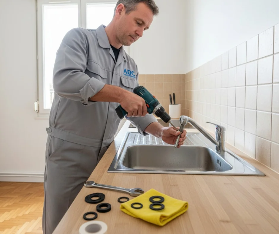 Plombier Vaujours ADC Entreprise, remise en état des tuyauteries et entretien sanitaire