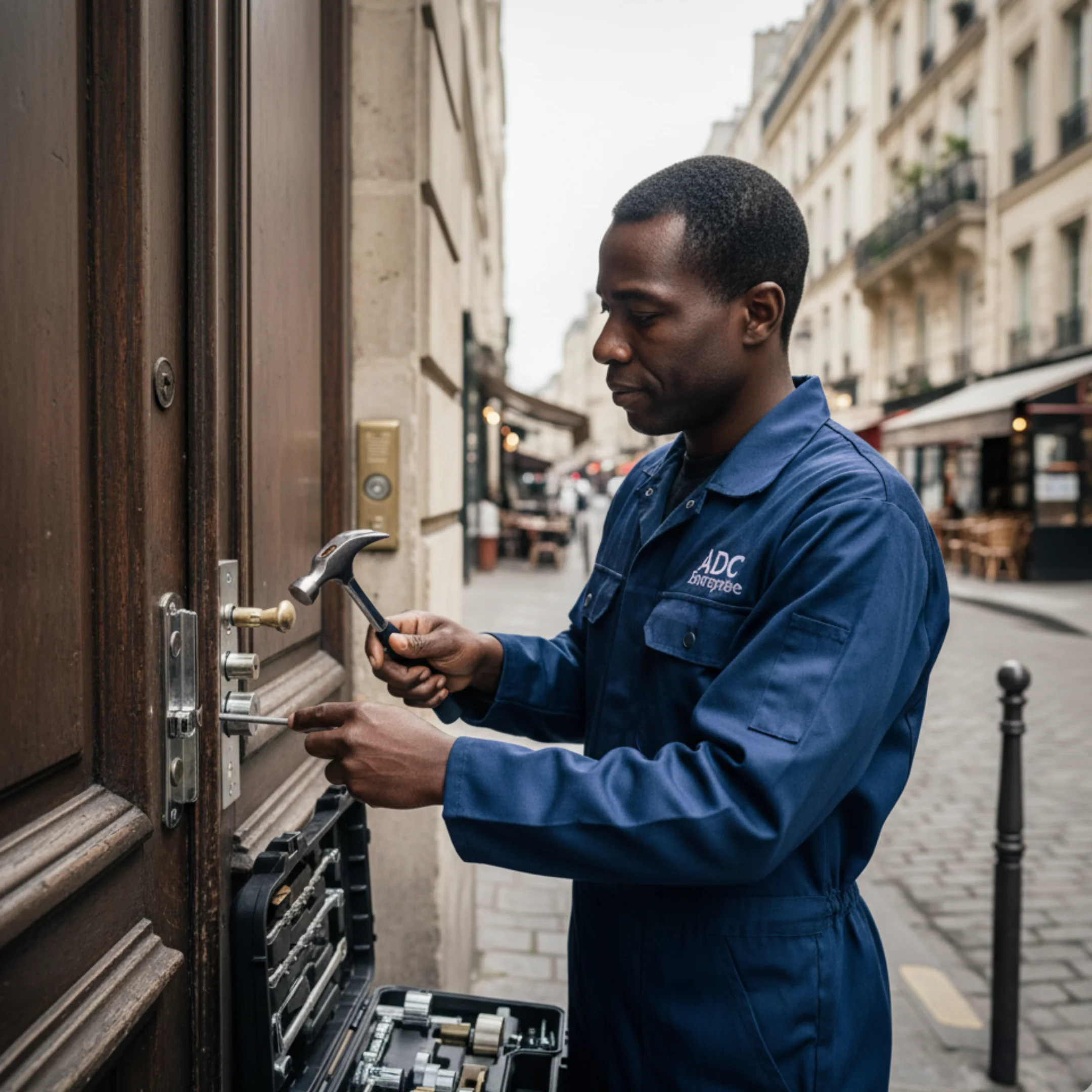 ADC Entreprise, serrurier à Paris 4e arrondissement, ouverture de portes bloquées et mise en place de serrures neuves