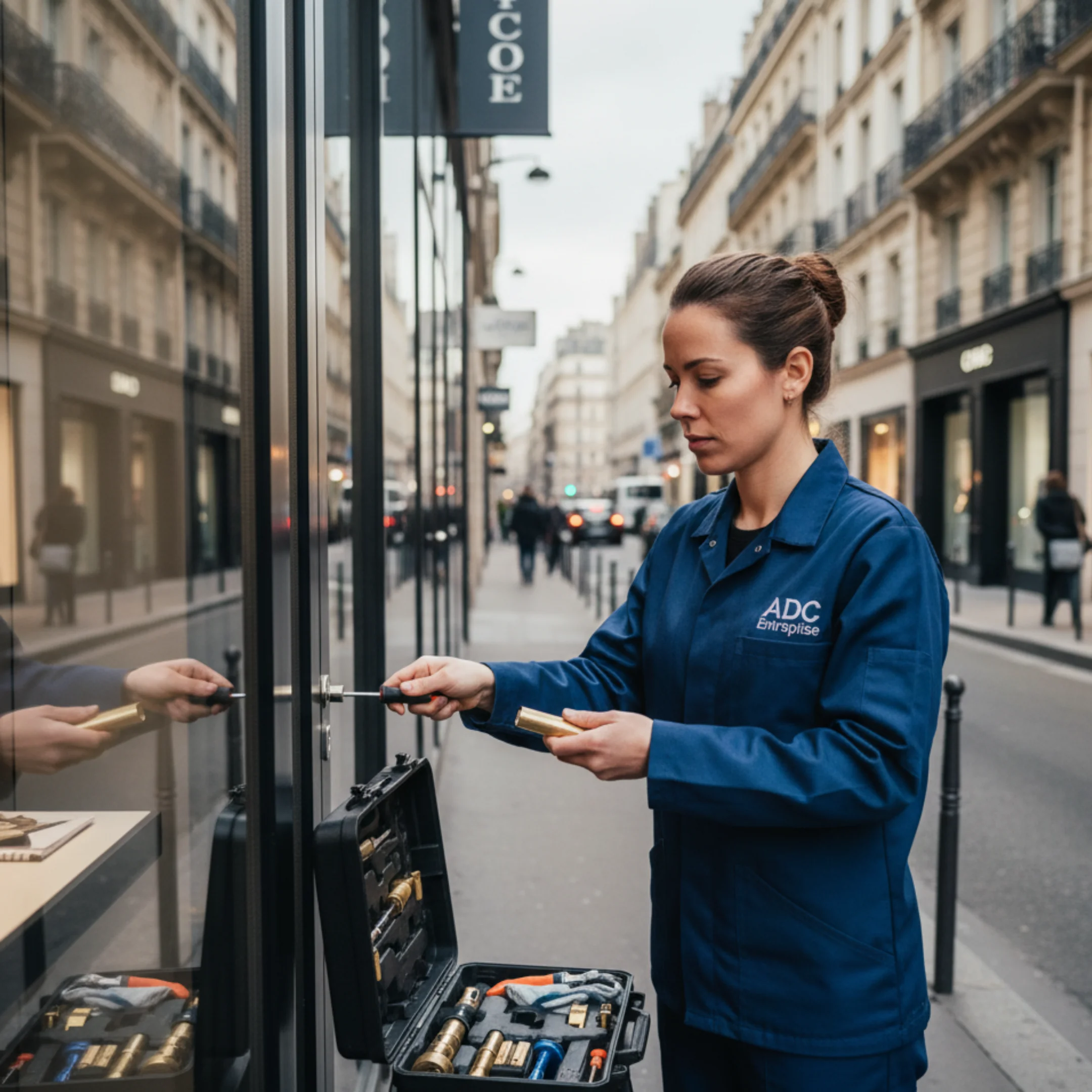 ADC Entreprise, serrurier à Paris 8e arrondissement, intervention rapide et pose de serrures modernes