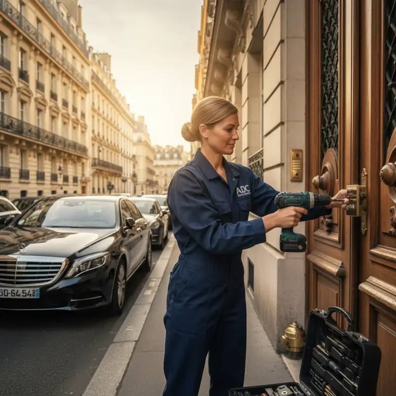 ADC Entreprise, serrurerie à Paris 15e arrondissement, dépannage d’urgence et pose de serrures de sécurité