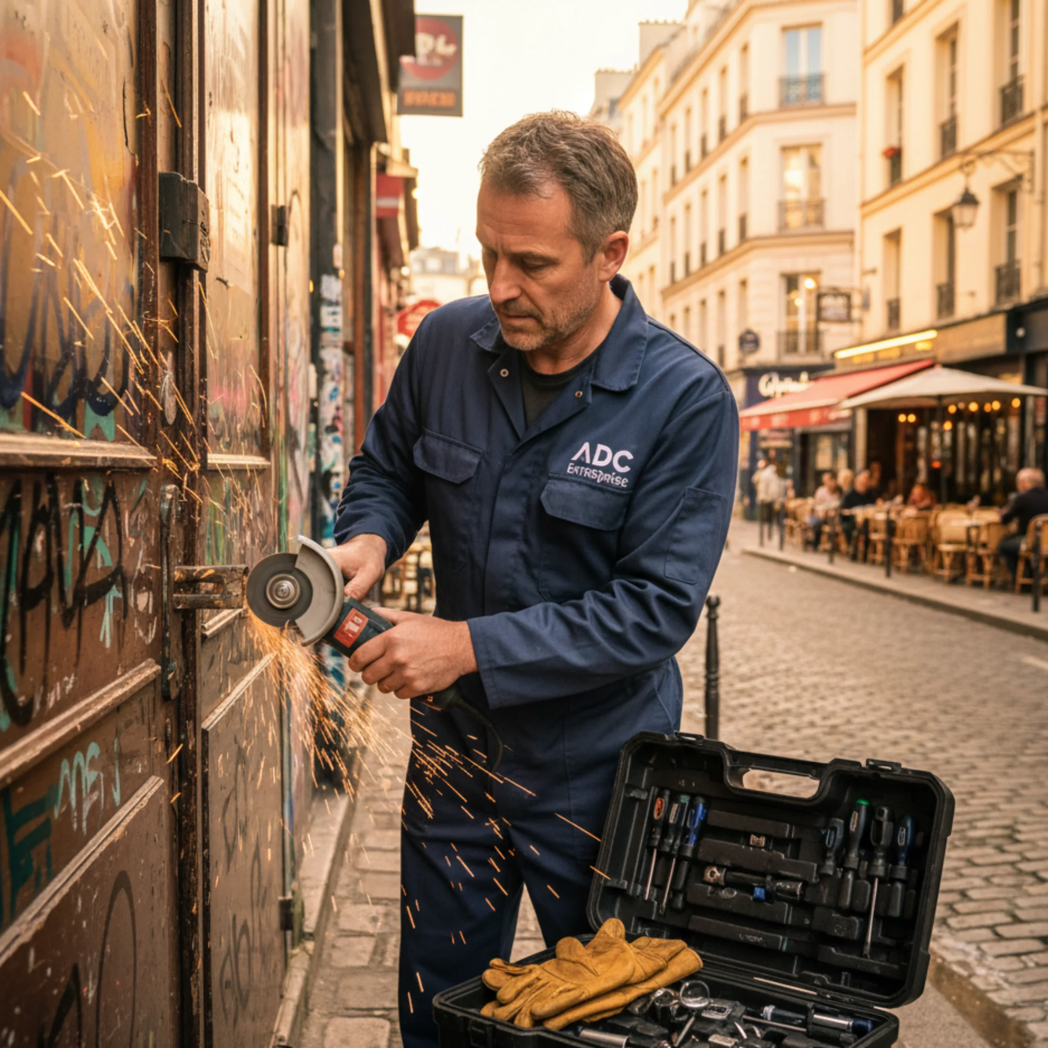ADC Entreprise, serrurerie à Paris 19e arrondissement, dépannage rapide et pose de serrures modernes