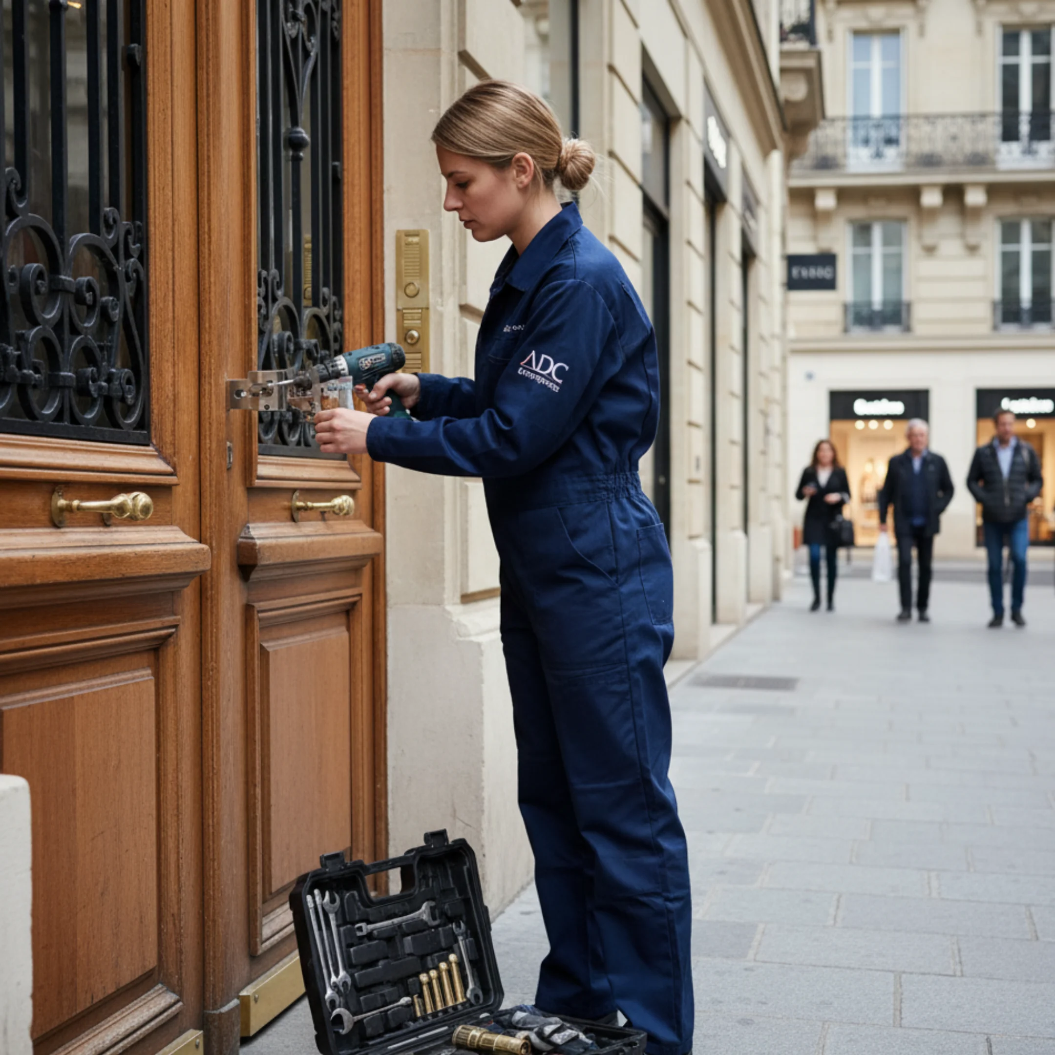 ADC Entreprise, serrurerie à Saint-Cloud, intervention rapide et pose de serrures multipoints